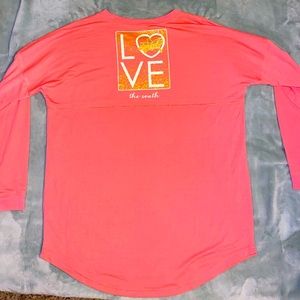 Love the south sweatshirt XL NWOT Red Camel